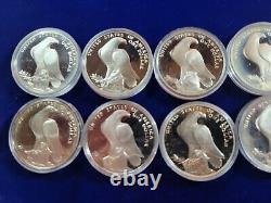 (10) 1984 Los Angeles Olympics Proof & Unc Commemorative Silver Dollars Coin