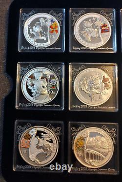 10 yuan Beijing olympic summer games 12 silver coins