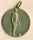 1975 Gold Olympic Fencing Medal Unnamed 68g Sterling Silver Guilt In Gold