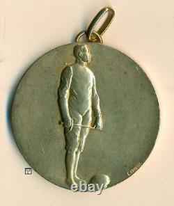 1975 Gold Olympic Fencing Medal Unnamed 68g Sterling Silver Guilt in Gold