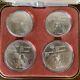 1976 Canada Montreal Summer Olympic Games 4 X Sterling Silver Coin Set