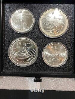 1976 Canadian Montreal Olympic Games 28 Silver Coin Set 30oz PRISTINE