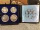 1976 Montreal Olympics Set Of 4 Official Uncirculated Coins Series Iii