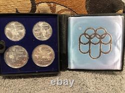 1976 Montreal Olympics Set of 4 Official Uncirculated Coins Series III