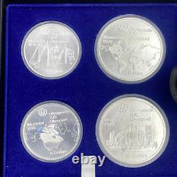 1976 Olympic Coins Series I. 925 Silver Royal Canadian Mint Limited Serie