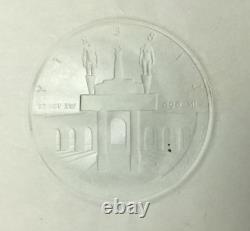 1984 Olympic Commemorative Silver Dollar Obv. TEST STRIKE Struck on Shim Paper