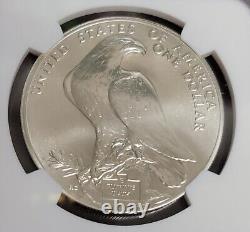 1984 P Los Angeles Olympiad Olympics Commemorative Unc. Silver Dollar NGC MS70