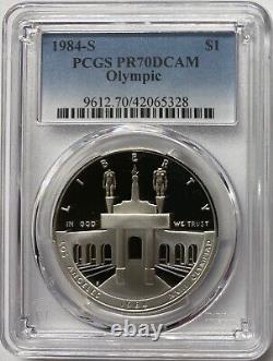 1984-S Olympic Silver Dollar PCGS PR-70 DCAM