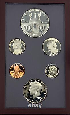 1984 S USA LA Olympics Proof Dollar JFK Half Set of 6 (1 Silver) Coins i114464