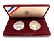 1984 Us Silver Olympic 2 Coin Commemorative Set Los Angeles Olympiad Coins U. S