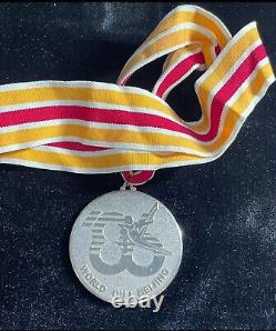 1986 BeiJing World gymnastics Championships Silver Medal