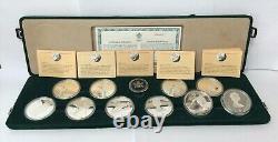 1988 Canada 10 Coins $20.00 Calgary Winter Olympics Silver Proof Set. UNC