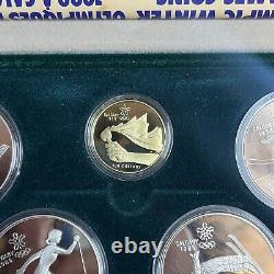 1988 Canada Calgary Olympic Winter Games Coin Set, Great Condition With Case