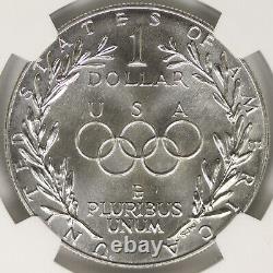 1988-D Olympics $1 Commemorative Silver Dollar NGC MS70