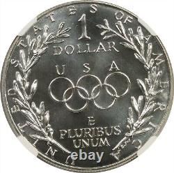 1988-D Olympics Seoul $1 NGC MS 70 Modern Commemorative Silver Dollar