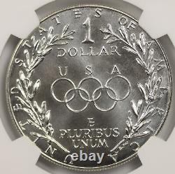 1988-D Seoul Olympics Modern Silver Commemorative Dollar $1 MS 70 NGC