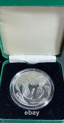 1992 Cyprus 1 Pound Barcelona Olympic Games Silver Proof Coin