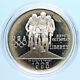 1995p Usa United States Xxvi Olympics Atlanta Cycling Proof Silver $ Coin I97060