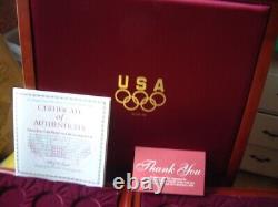 1995-1996 Atlanta Olympic Gold Silver 32 Coin Commemorative Set NO KEY/POUCH
