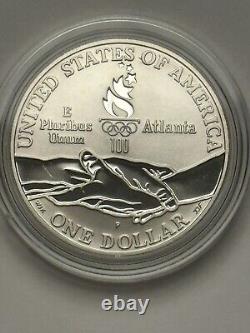 1995 Centennial Olympic Games 4-Coin Proof Set #2 in OGP witho COA