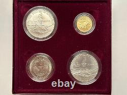 1995 Centennial Olympic Games 4-Coin Uncirculated Set #2 in OGP witho COA