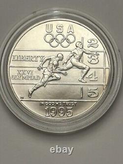 1995 Centennial Olympic Games 4-Coin Uncirculated Set #2 in OGP witho COA