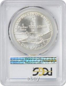 1995-D Track & Field Olympic Silver Commemorative Dollar MS70 PCGS Mint State 70