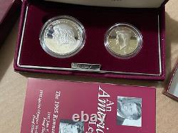 1995 Kennedy Commemorative Set With Special Olympics Coin And Kennedy