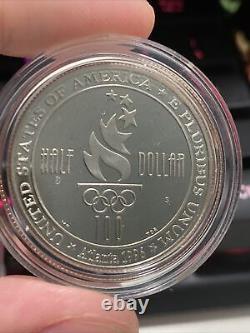 1996-S Olympic Swimming Commemorative Proof Half Dollar (SPOTLESS)