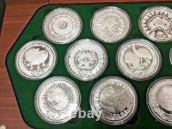 1oz 2000 SYDNEY OLYMPIC $5 SILVER PROOF 16 COINS COLLECTION