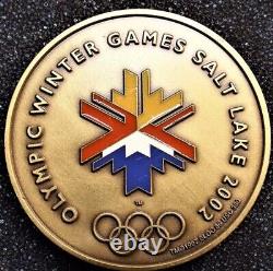 2002 WINTER OLYMPICS COMMEMORATIVE MEDALLION SET #483 of 2,002 Limited Edition