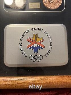 2002 WINTER OLYMPICS COMMEMORATIVE MEDALLION SET #483 of 2,002 Limited Edition