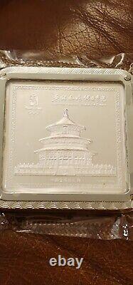 2008 Beijing Olympics SILVER & GOLD BRICK 100g Silver 1g Gold. 999 COA Display C