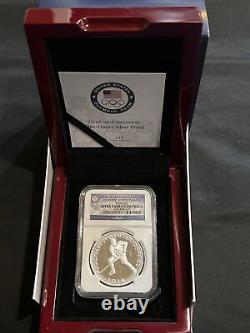 2014 USOC 1oz SILVER MEDAL OLYMPIC WINTER GAMES HOCKEY NGC Ultra Cameo GEM PROOF