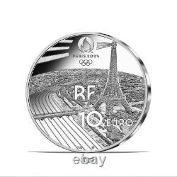 2024 Paris Olympics Heritage Series Invalides 10 22.2g silver coin