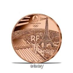 2024 Paris Olympics Official 12pcs copper coins set+Torch Silver Coin/ 13pcs set