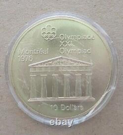 CANADA Montreal Olympics silver 0.925 10 Dollar Coins 9 coins total Investment