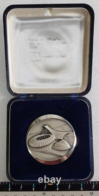 Canada Montreal Olympic Collector Sterling Silver Medal 1976 with case