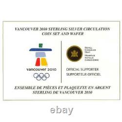 Canada Olympic Coin, 2010 25c Vancouver Sterling Silver Circulation Coin Set