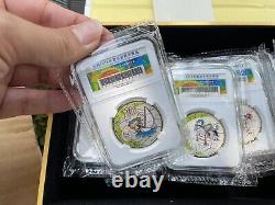 China 2016 10PCS 100g commemorative silver medal of Brazil Rio Olympic Games