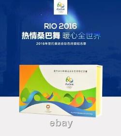 China 2016 10PCS 100g commemorative silver medal of Brazil Rio Olympic Games