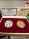 Commemorative Edition 2008 Beijing Olympics Gold/silver Coins In Case Mint Cond
