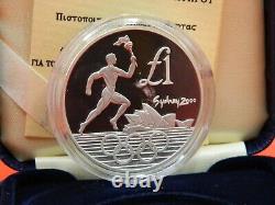 Cyprus, 2000, Sydney Olympic Games, 1 Pound, Proof, Silver coin