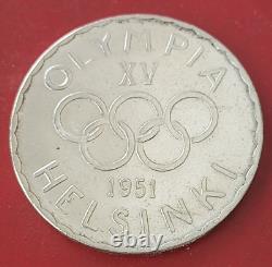 Finland 500 markkaa 1951 Silver before Olympic-games Cond. 1++