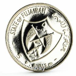 Fujairah 5 riyals Munchen Summer Olympic Games proof silver coin 1970
