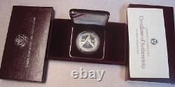 (Lot of 10) 1988 US Mint Olympic Commemorative Proof Silver Dollars withCase & COA
