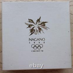 NGC MS70 1997 Japan 120g Gilt Silver Medal Nagano Winter Olympic Games