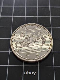 Nagano Olympic Paralympic Alpine 5000 yen silver coin 1998