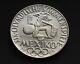 Rare Mexico Olympic Games 1968 Medal Aztecs Precolumbian Art N. D. Silver Monedas
