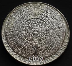 RARE MEXICO Olympic Games 1968 MEDAL AZTECS PRECOLUMBIAN ART N. D. Silver Monedas